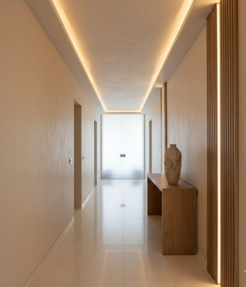 استخدامات الإضاءة المخفية في منازل الرياض​