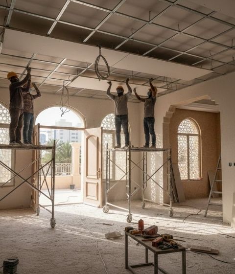 تركيب أسقف جبس بورد​