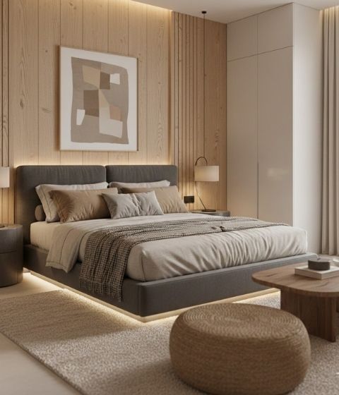 دمج تكسيات الجدران مع الجبس بورد​