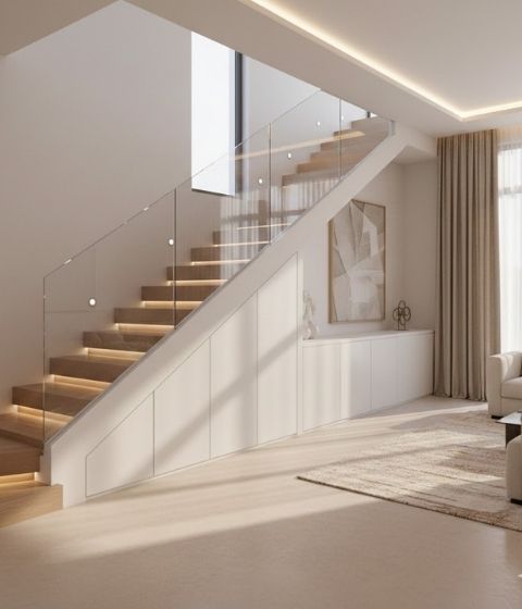 ما هو ديكور تحت الدرج بالجبس بورد؟​